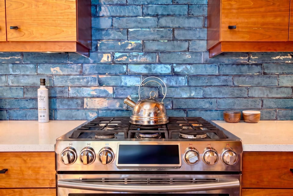The gas range makes everything from quick breakfasts to holiday dinners feel easy.