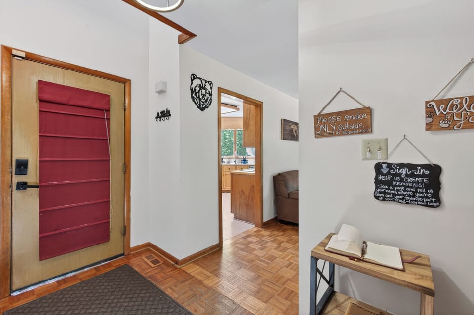 Entryway: Warm greetings await with charming decor and inviting ambiance!
