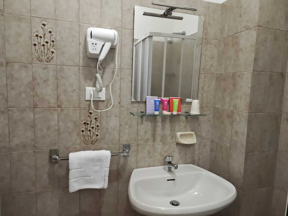 Single Room | Bathroom | Shower, free toiletries, hair dryer, towels