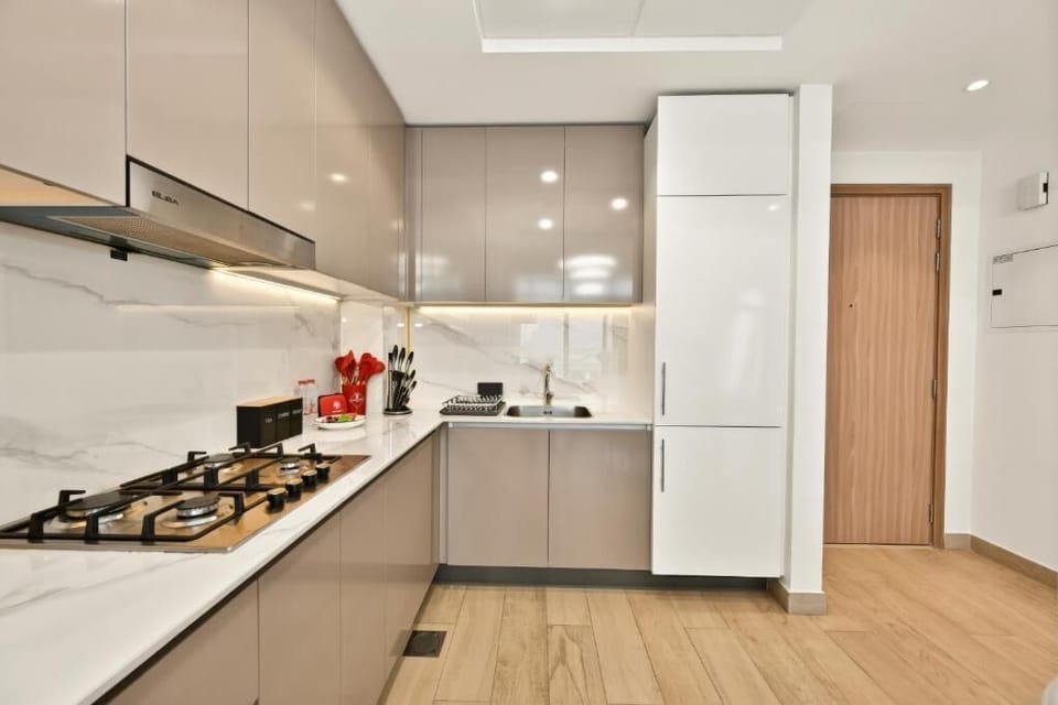 Apartment, Balcony, City View | Private kitchen