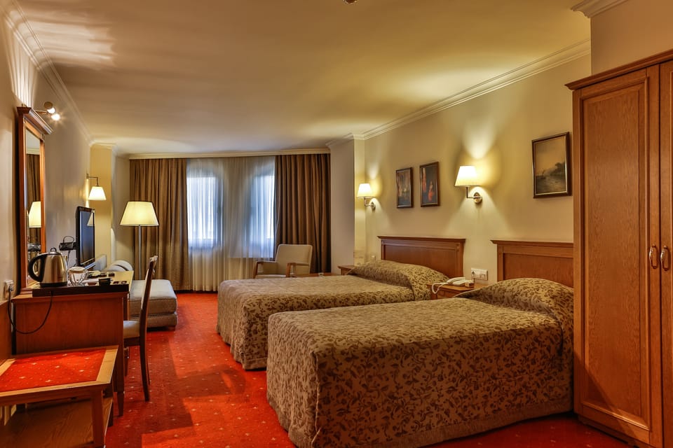 Executive Room | Minibar, in-room safe, blackout drapes, soundproofing