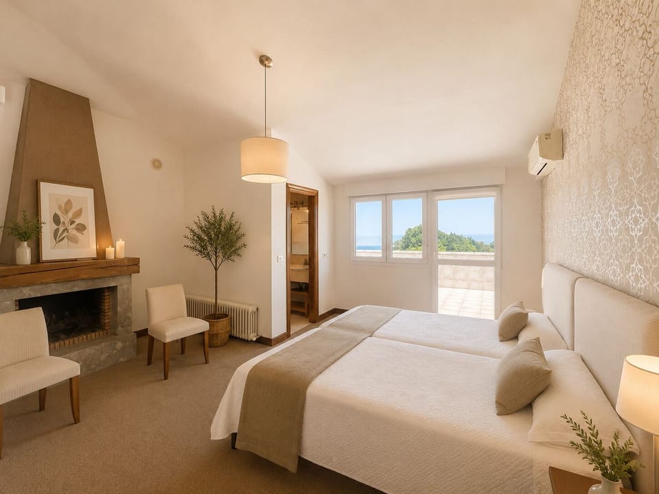 Superior Double or Twin Room, Balcony, Sea View (ROOM 9) | Down comforters, minibar, free WiFi, bed sheets