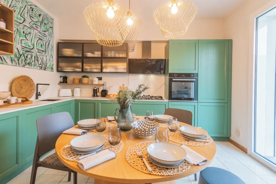 Villa (4 Bedrooms) | Private kitchen | Oven, espresso maker, electric kettle, highchair