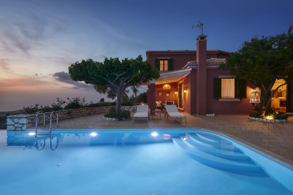 Front of property - evening/night