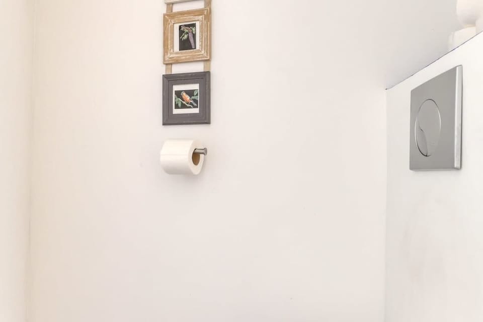 SEPERATE TOILET IN THE APARTMENT ENTRANCE CORRIDOR