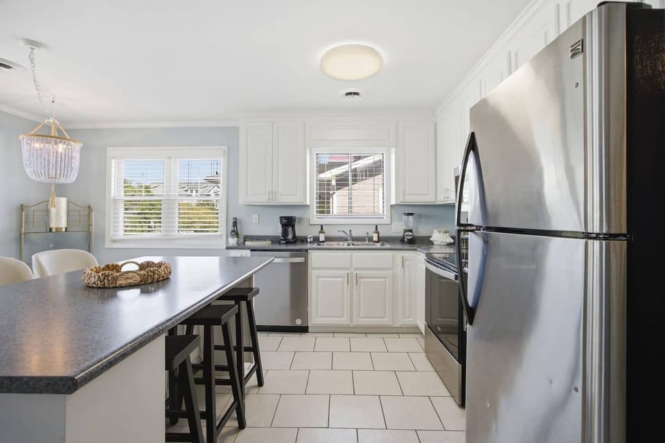 Spacious kitchen with plenty of counter space and modern appliances for easy meal prep