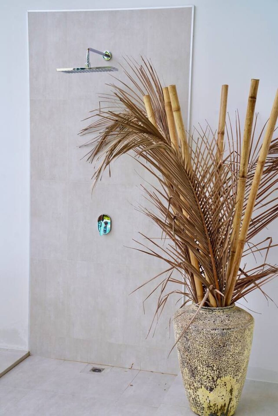 Tropical garden details at Koh Samui private pool villa in Bophut Thailand