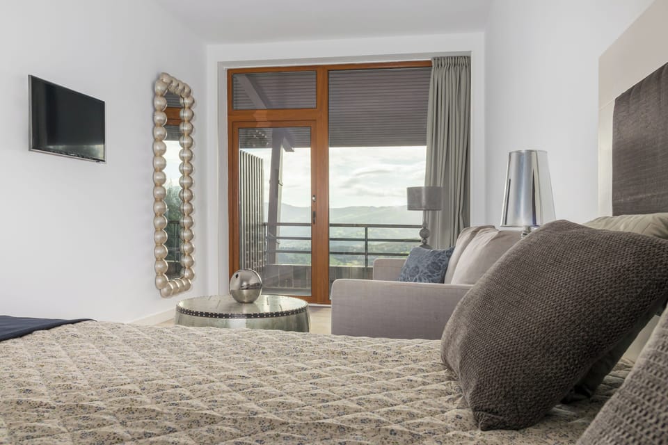 Basic Suite, Mountain View | Down comforters, in-room safe, individually decorated