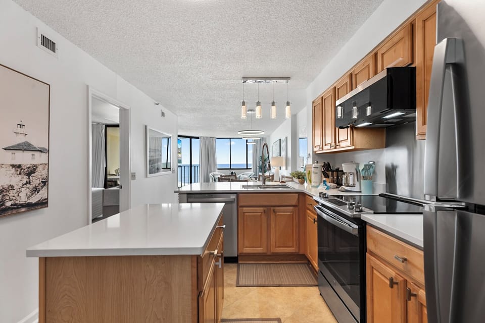 Full Size Kitchen with Toaster, Blender, Coffee Maker, and Starter Essentials to Make Memorable Meals