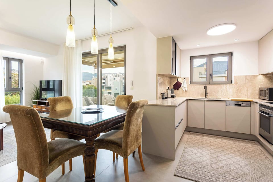Kitchen and Dining Space with Natural Light