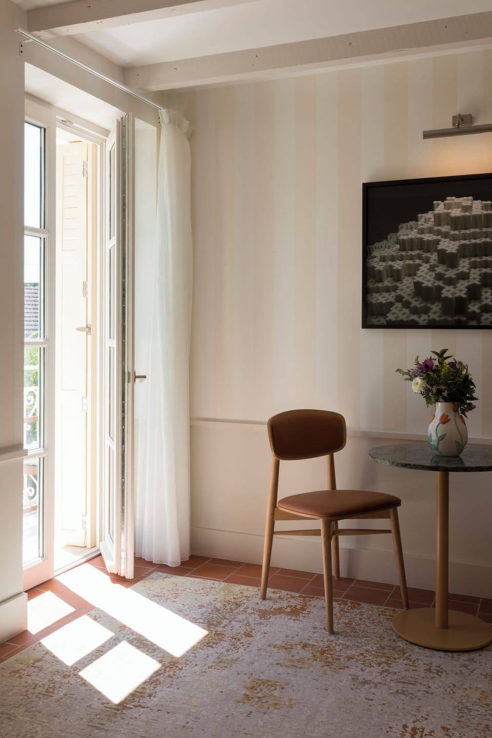 Superior Suite, Balcony, Courtyard View | Living area | 43-inch flat-screen TV with digital channels