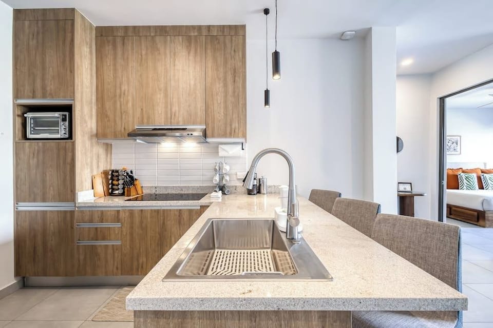 Condo, Multiple Beds, Garden View (Casa Tranquila Maralta) | Private kitchen