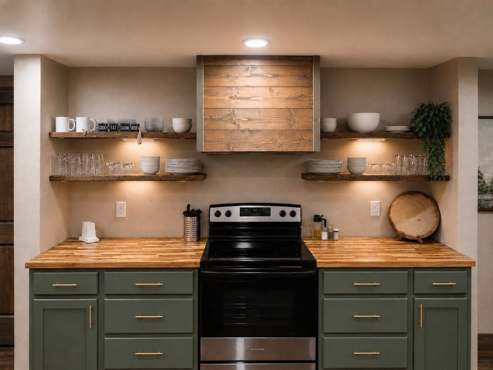 Stove area