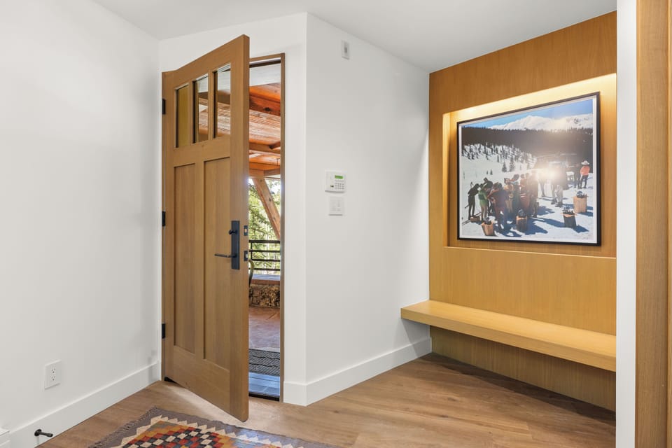 Main entrance to the home.