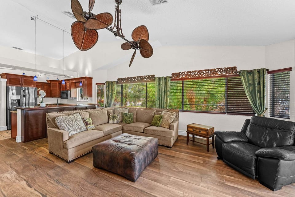 Comfortable space to relax after a day in the sun