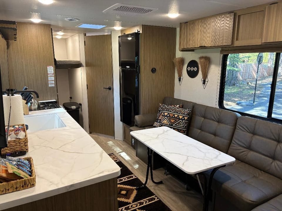 Compact on the outside, comfortable on the inside. Everything has its place.