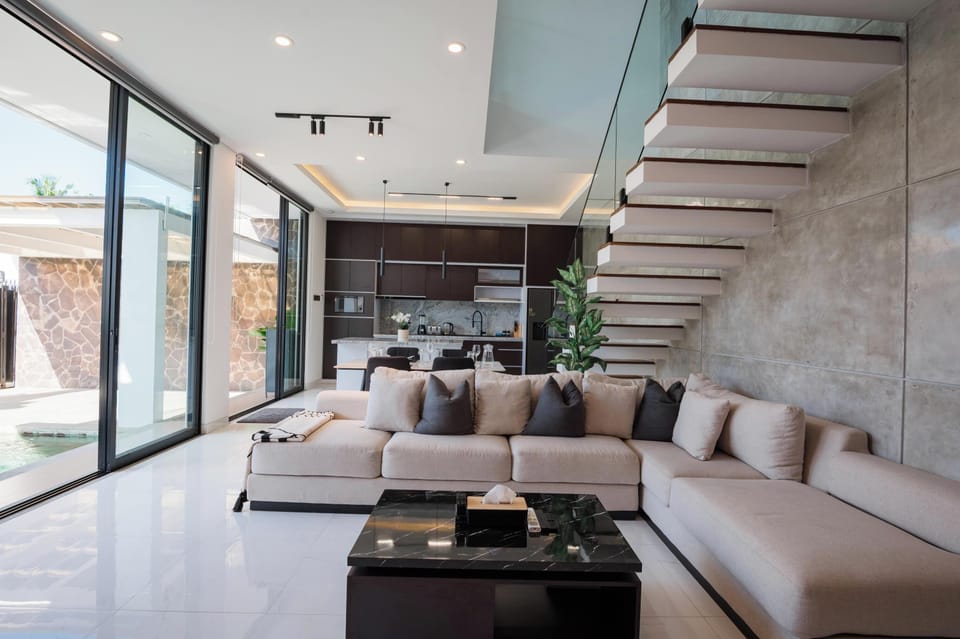 Villa | Living room | 43-inch Smart TV with digital channels