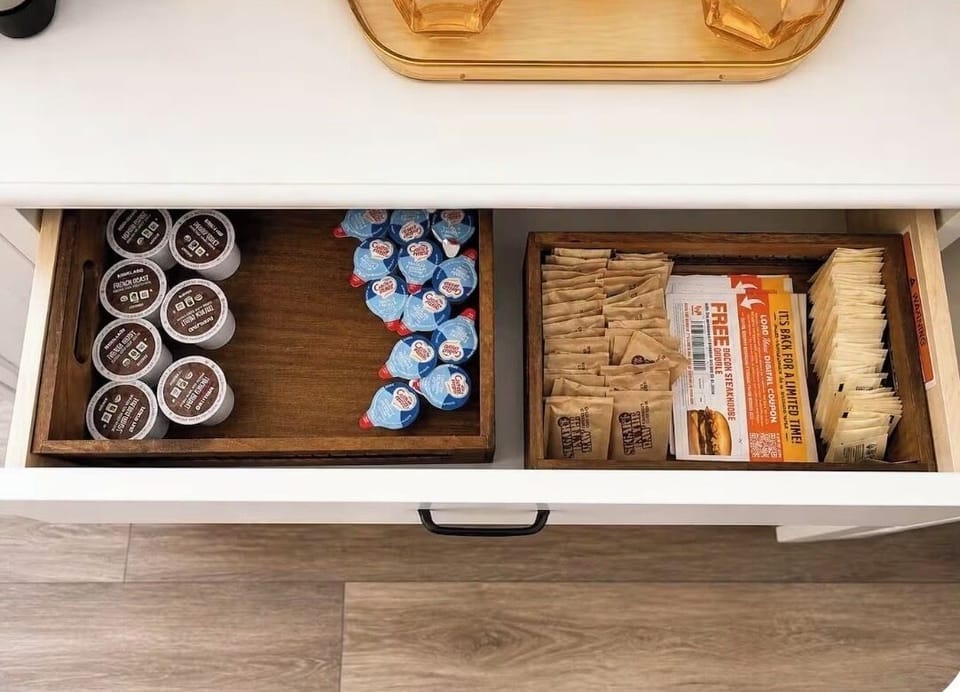Fully Stocked Coffee and tea bar