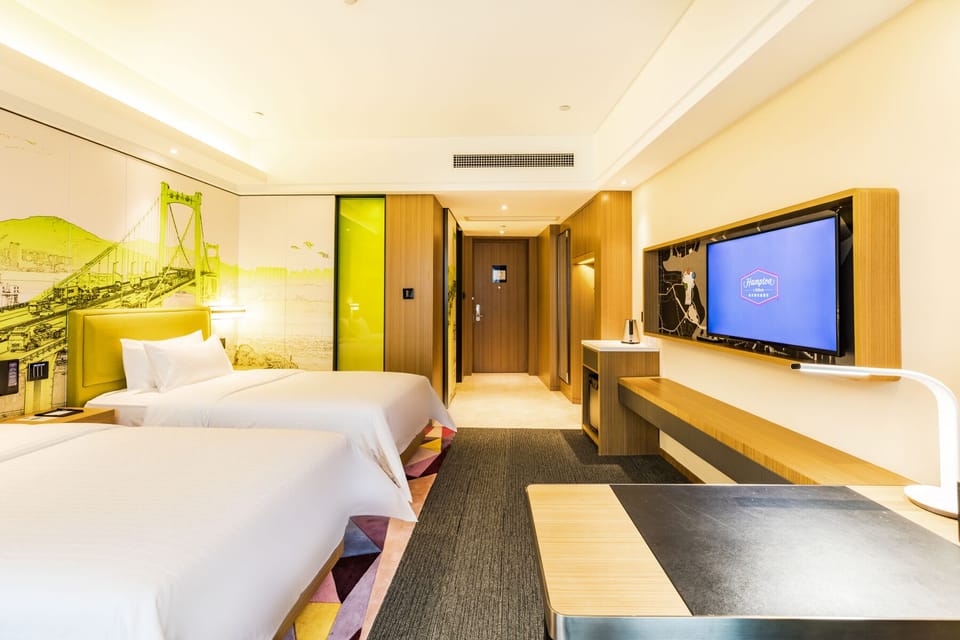 Comfort Double Room | Desk, laptop workspace, blackout drapes, iron/ironing board
