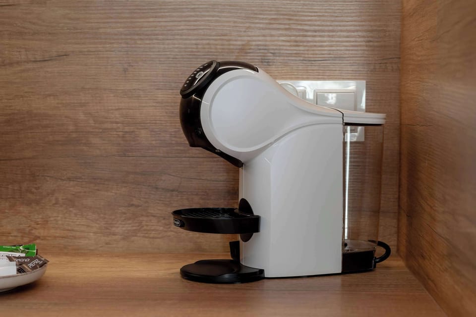 Coffee machine available for freshly brewed coffee at any time.