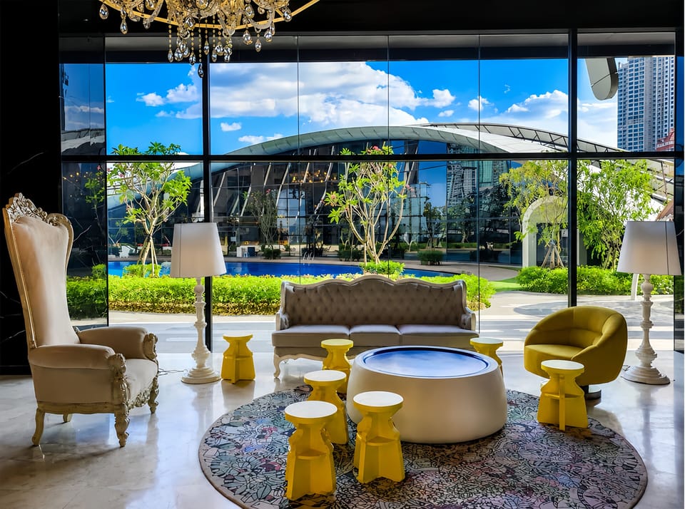 Lobby sitting area