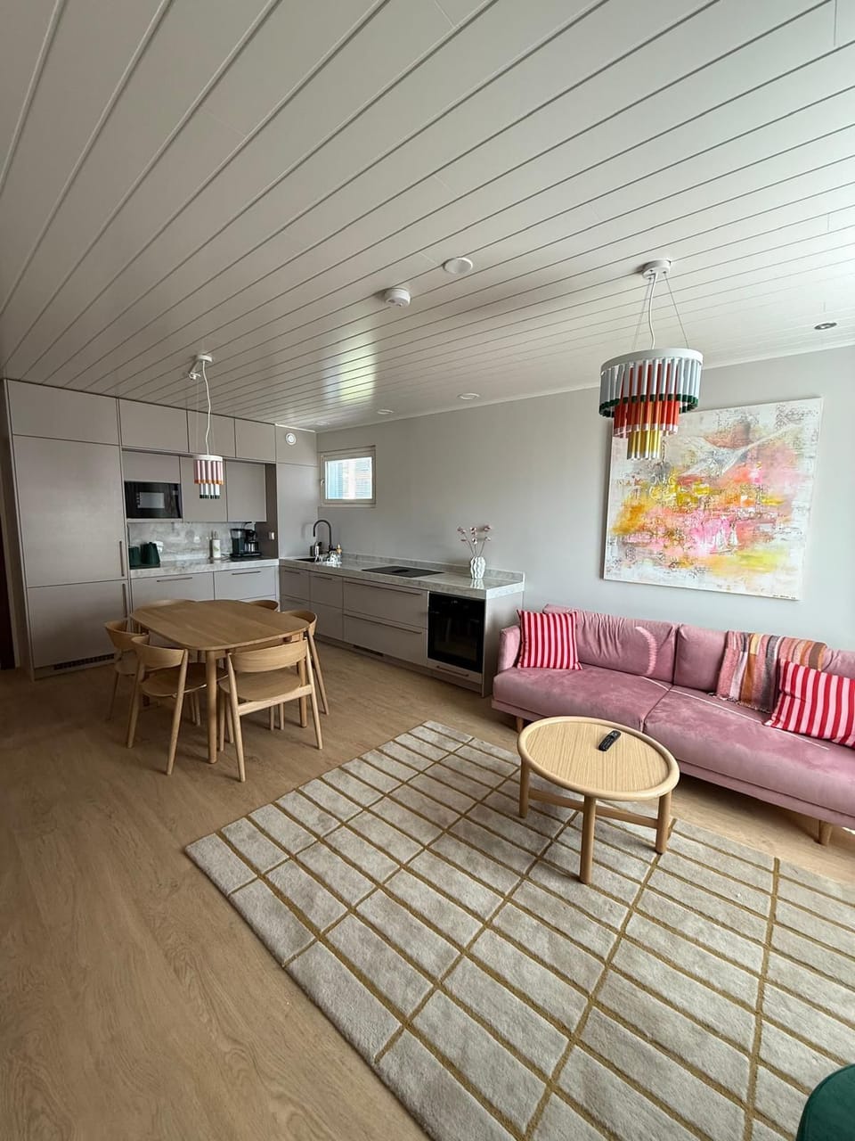Superior Apartment, 3 Bedrooms, Courtyard View | Living area | 50-inch Smart TV with cable channels