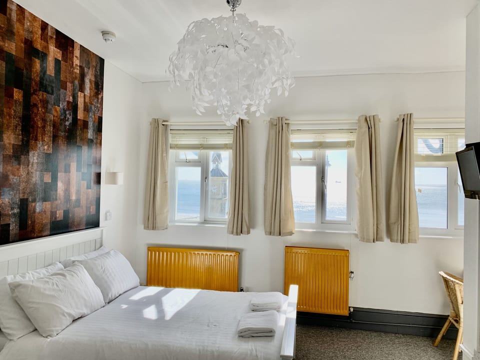 Standard Double Room, Sea View (Room 10) | Iron/ironing board, free cribs/infant beds, free WiFi, bed sheets
