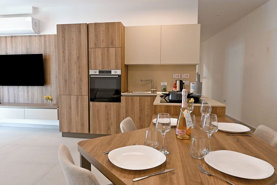 Kitchen and dining area