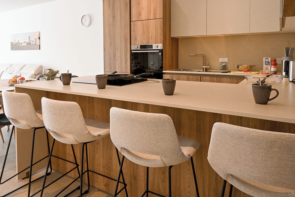 Kitchen and dining area