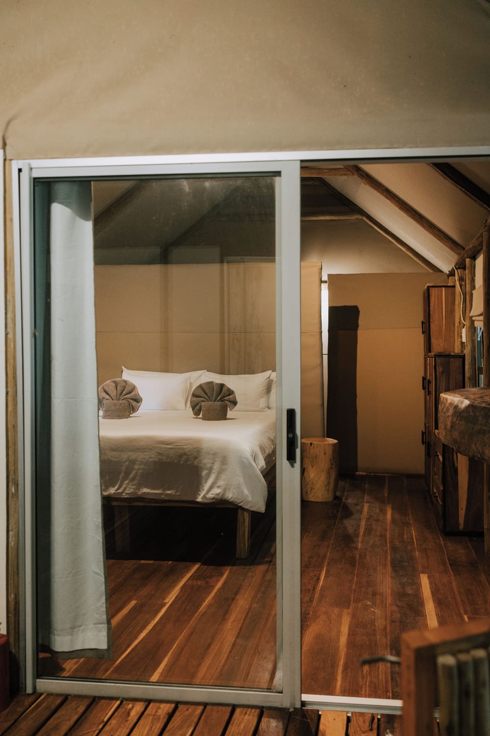 Standard Quadruple Room, Patio, River View | Cribs (free), bed sheets