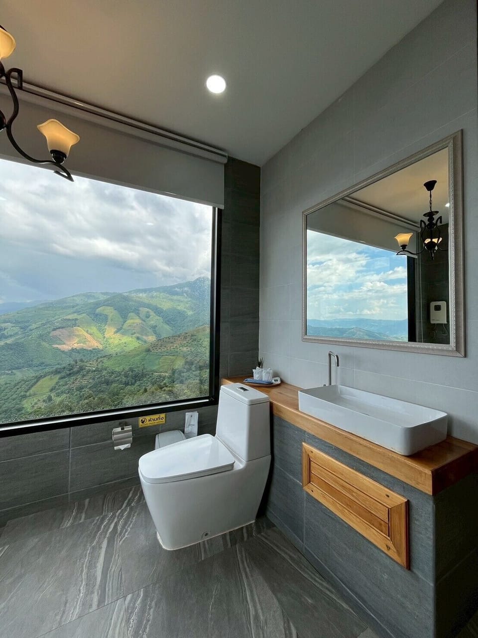 Family Room, Non Smoking, Hill View | Bathroom | Hair dryer, bathrobes, towels, soap