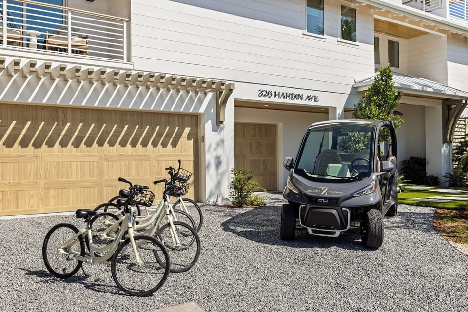 Golf Cart and Beach Bikes Included