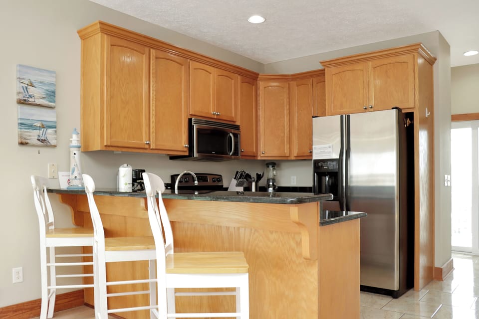 Kitchen with Bar Seating