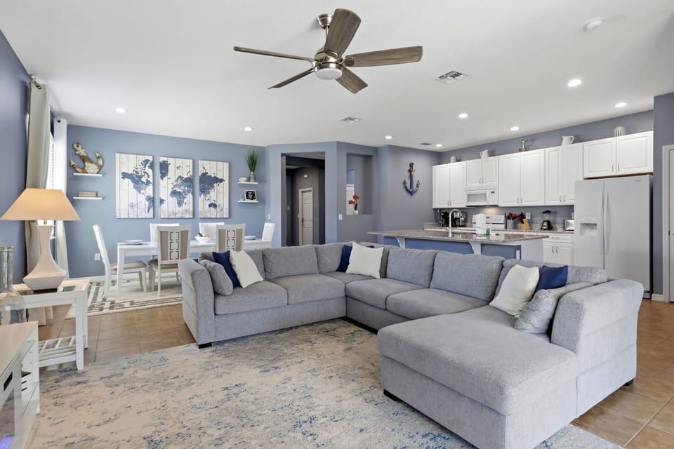 Bright open-concept living spaces designed for gathering, relaxing, and reconnecting.