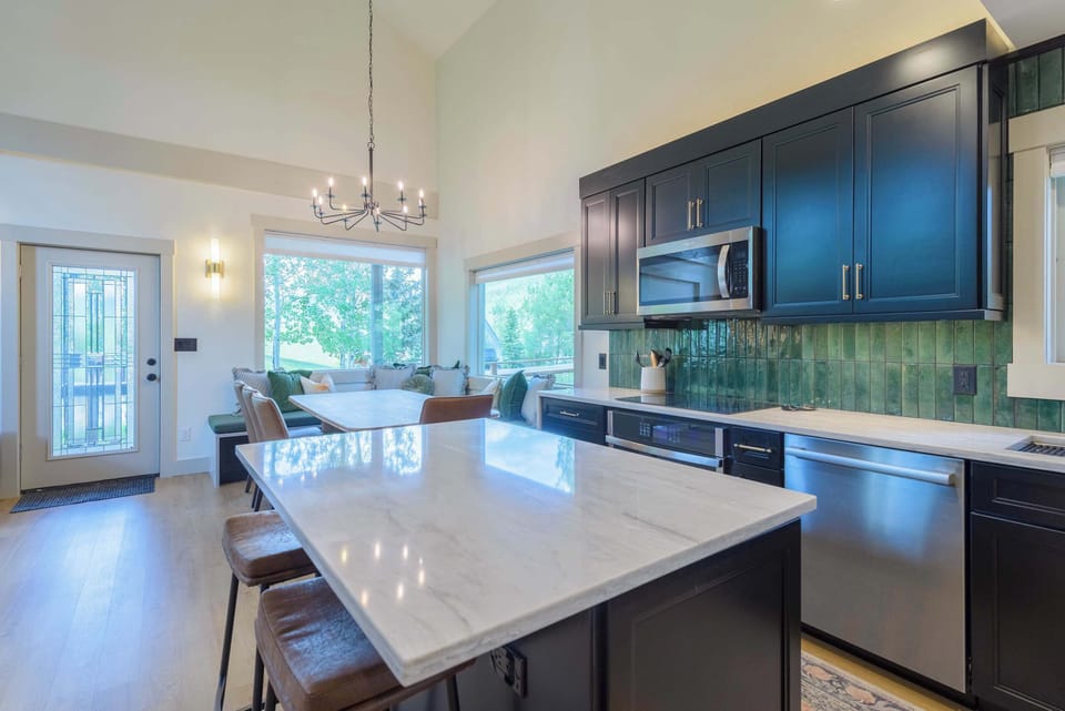 Fully stocked kitchen