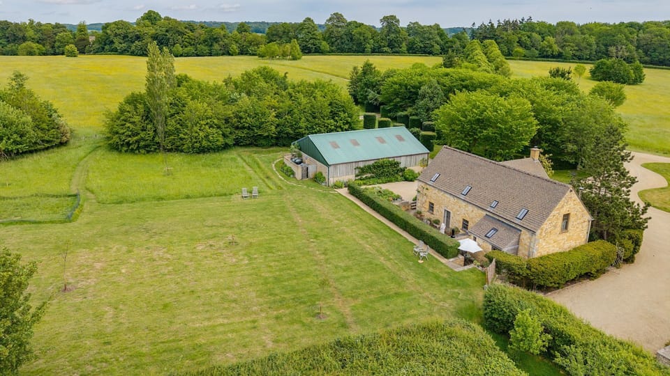 The Hideaway is set within the farm estate's stunning 40-acres of land.