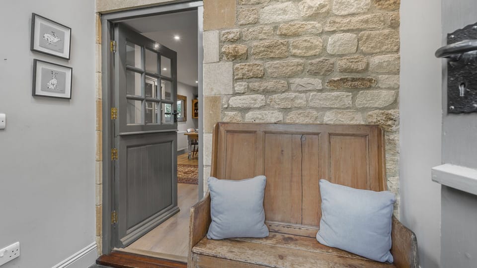 There is a porch as you enter the property with stable doors leading into the living space.