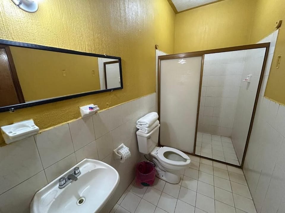Standard Room | Bathroom | Shower, towels, soap, toilet paper