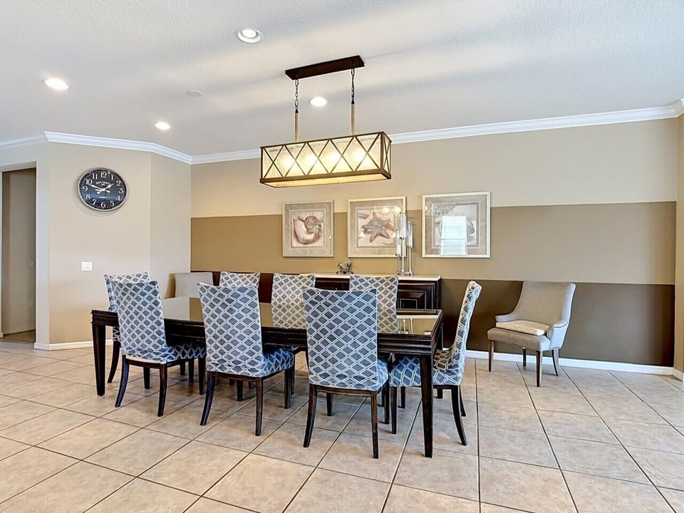 Our elegant, dedicated dining area