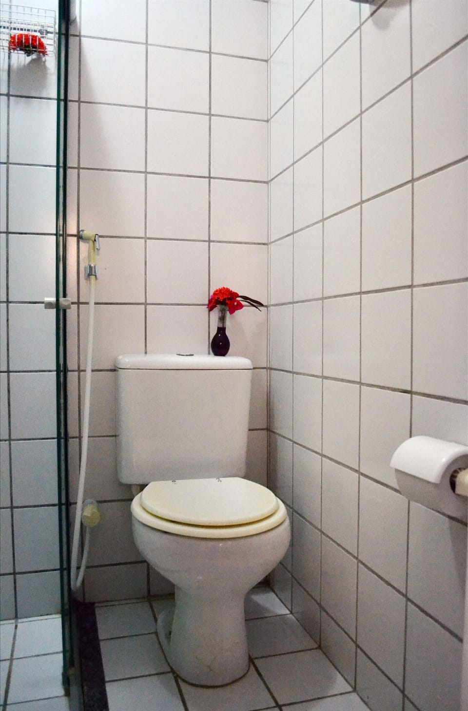 Shower, free toiletries, towels, soap
