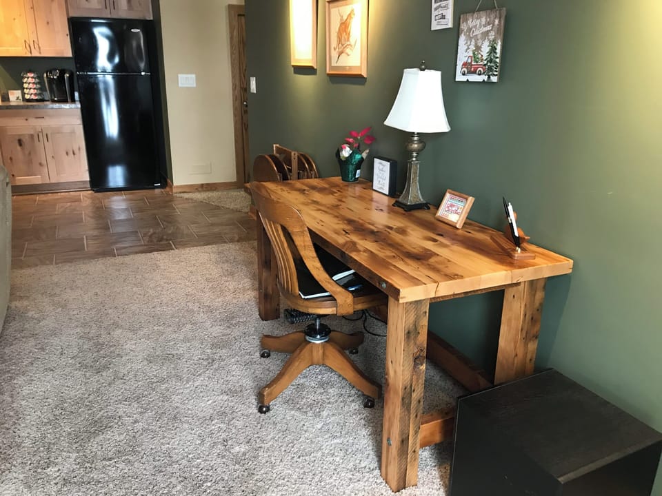 Desk area