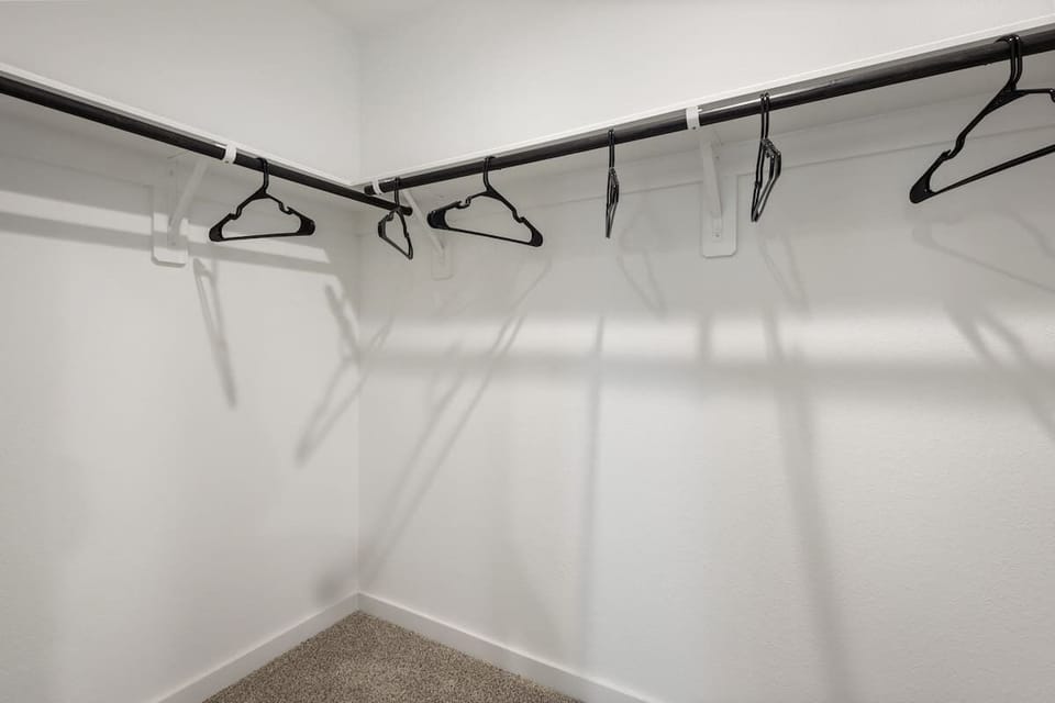 Spacious closet