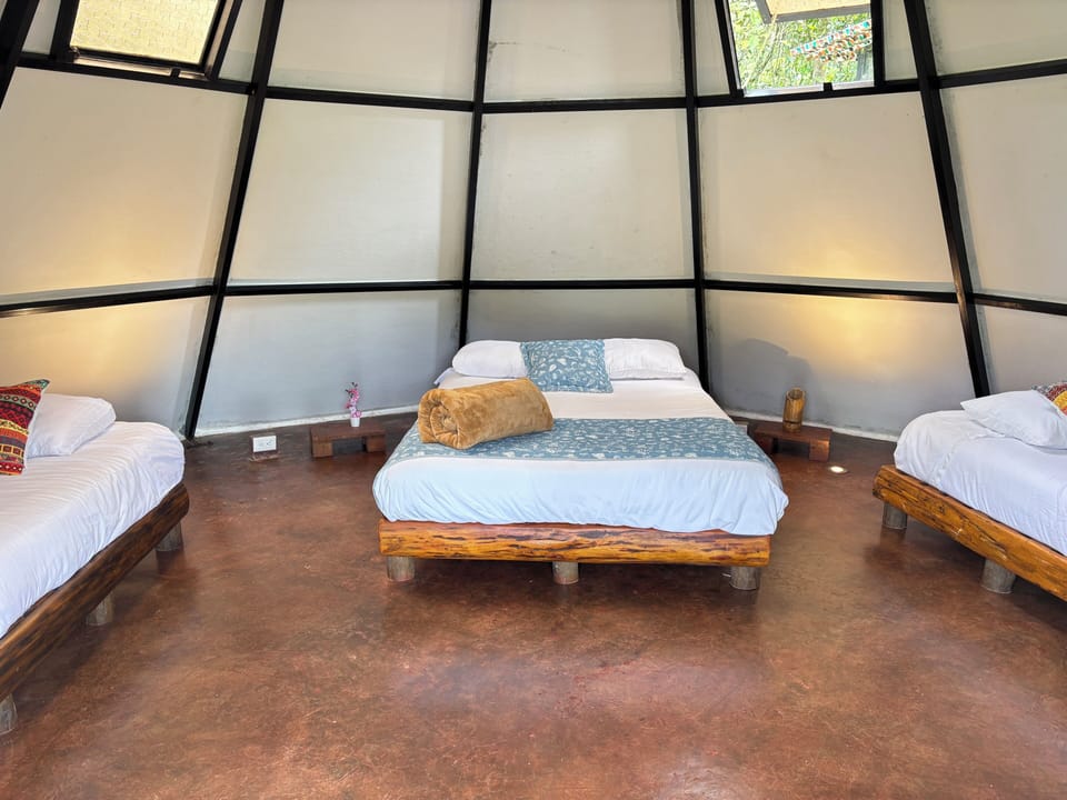 Double or Twin Room, Multiple Beds, Patio, Garden View