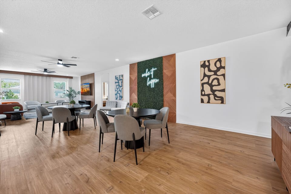 Our loft features a comfortable seating area with a second tv room, and mini bar for your convenience and relaxation.