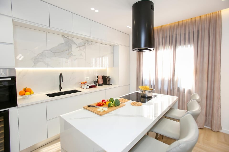Kitchen and dining area