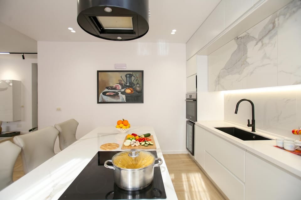 Kitchen and dining area