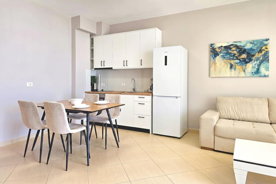 Kitchen and dining area
