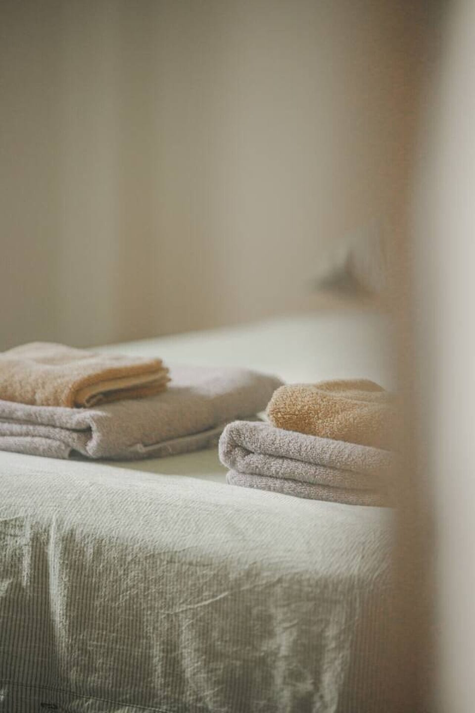Air-conditioned master bedroom with natural light