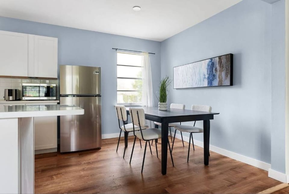 Gather around for meals, coffee, and quality time before your next Austin adventure.