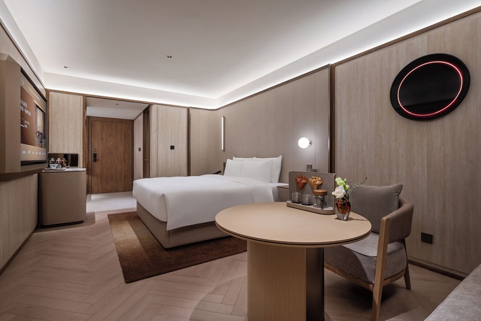 Basic Double Room, Non Smoking | Down comforters, minibar (free items), desk, laptop workspace